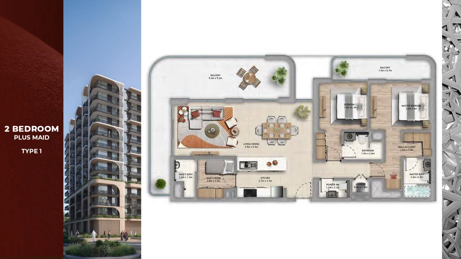 2 BR - Type B